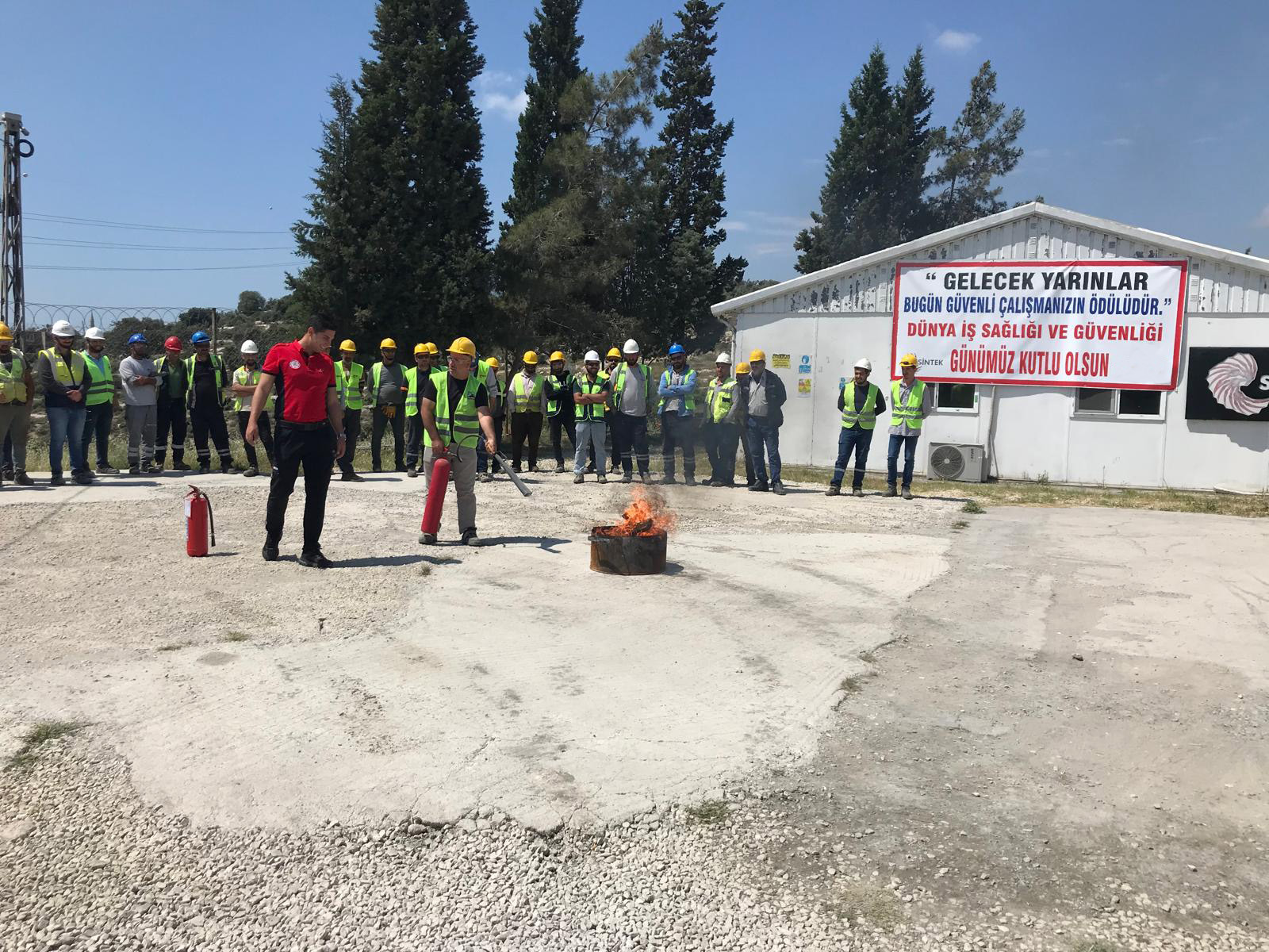 İSG Birimimiz Liderliğinde Yangın Tatbikatı Gerçekleştirdik!